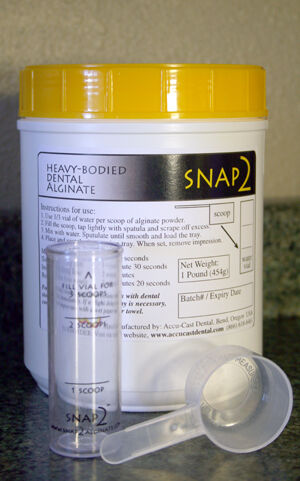 Canister Dental Alginate  SNAP2 from Accu Cast Dental  