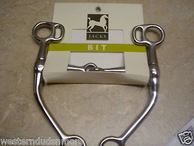 Training Snaffle 4 3/4 Horse Pony Curb Bit Stainless  