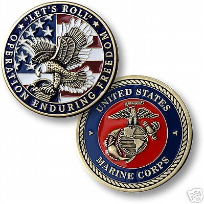 MARINE CORPS OPERATION ENDURING FREEDOM CHALLENGE COIN  