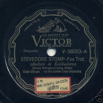 STEVEDORE STOMP Duke Ellington 78 VICTOR V 38053 EX1929  