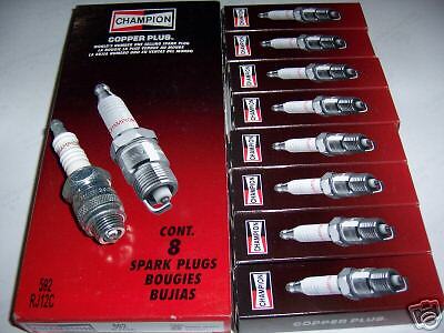 CHAMPION RJ12C SPARK PLUGS 592 CHRYSLER+ATV+1940 1960  