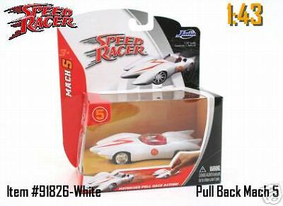SPEED RACER 1:43 MACH 5 PULL BACK BY JADA TOYS NEW 2008