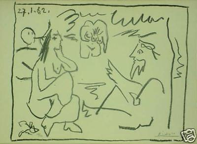 Pablo Picasso Les Dejeunersgnd #,d authenticated mint  