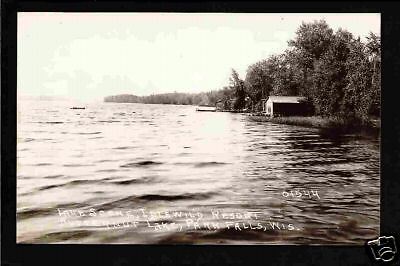 Park Falls Wisconsin c1925 RPPC Idlewild Resort WI  