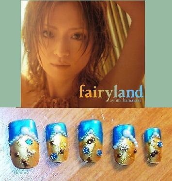 ayumi hamasaki FAIRYLAND false nails summer beach time  