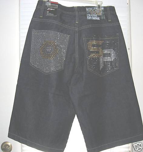 MENS SOUTH POLE JEAN SHORTS SZ 32 BRAND NEW W/TAGS $50  