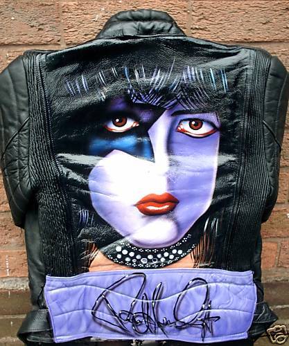 KISS Paul solo Biker Jacket size Medium 40  