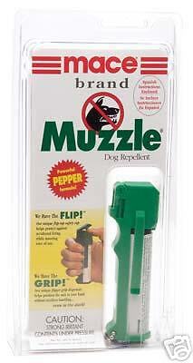 Mace Brand Muzzle Dog Repellent Pepper Spray  