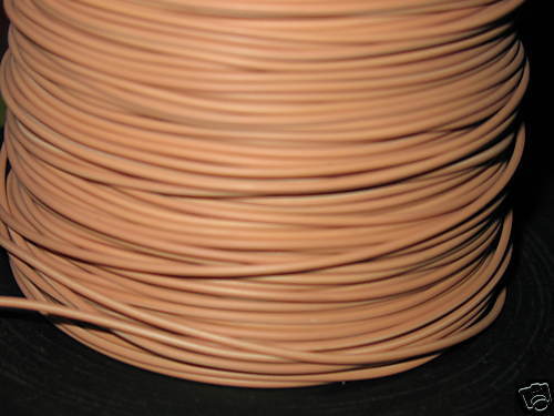 TXL 20 AWG GAUGE TAN STRANDED AUTOMOTIVE WIRE 500  