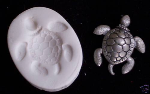 SEA TURTLE ~ CNS polymer clay mold Sculpey Fimo Cernit  