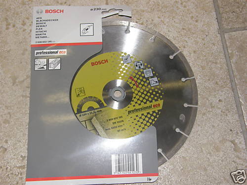 DISCHI DIAMANTATI BOSCH PROFESSIONAL 230m SETTORI 4PZ.  