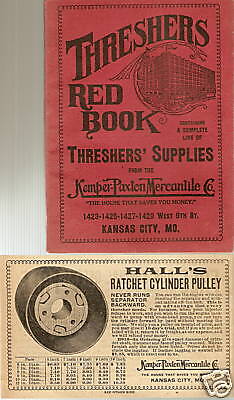 FARM EQUIPMENT CATALOG Thresher Supplies KANSAS CITY MO  