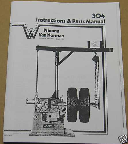 Van Norman 304 Heavy Duty Brake Lathe Operations Manual  