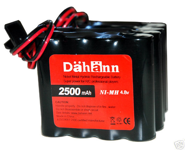 RC 4.8V 2500mAh Ni MH BATTERY FOR FUTABA AIRPLANE  