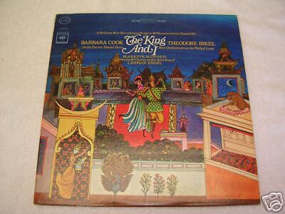 The King And I   Barbara Cook/Theodore Bikel LP Record  