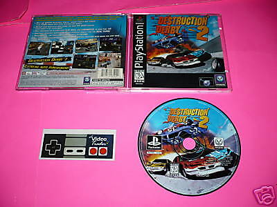 Destruction Derby 2 Original Playstation PS1 Complete  