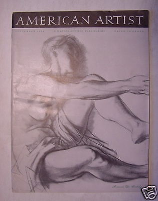 Amer. ARTIST September 1950 JOHN FOLINSBEE BEN STAHL  