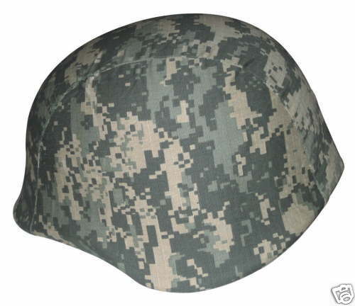 Tactical Paintball PASGT Helmet + ACU Digi Camo Cover  