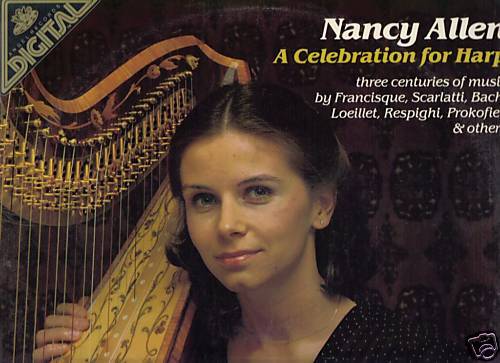 NANCY ALLEN  A CELEBRATION FOR HARP [LP, vinyl ANGEL]  