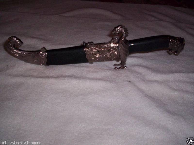 Collectible Knife SERPENT DRAGON Stainless Blade NEW  